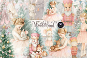 Winter Wonderland Nutcracker Clipart, an Illustration by BigCakeBee (Thumbnail 1 of 4)