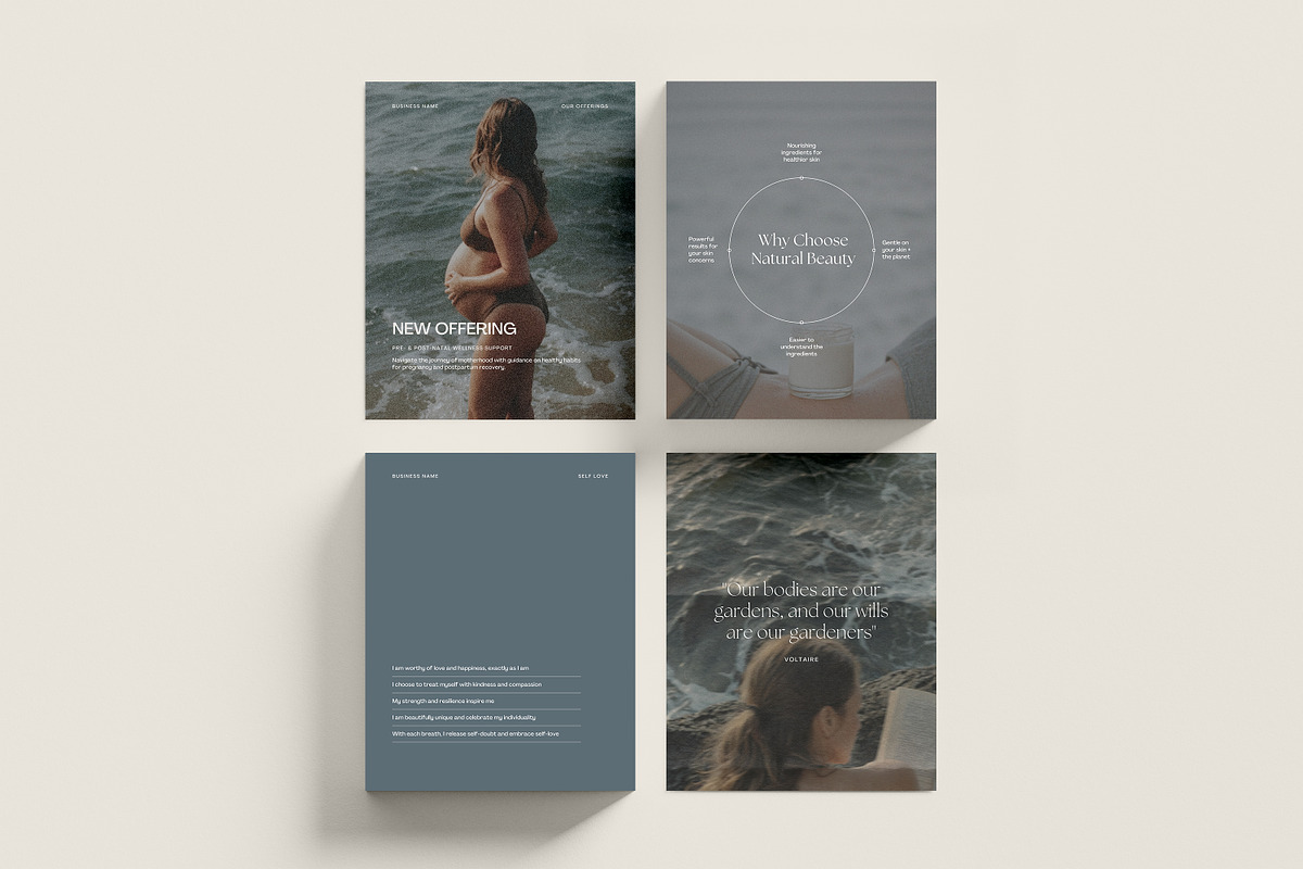 180+ Coastal Canva Templates, a Marketing Template by Sikoya Design (Photo 4 of 8)