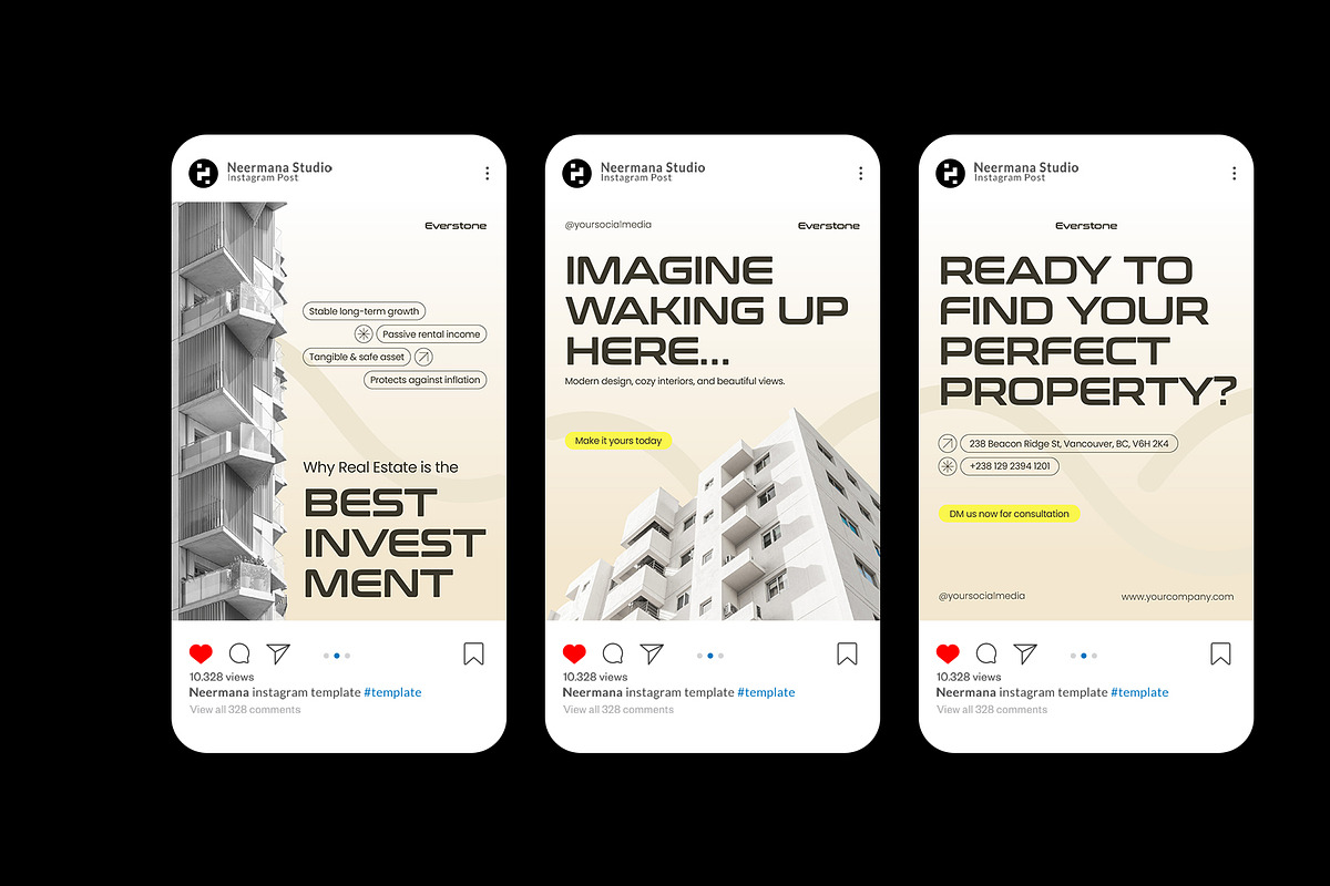 Modern Real Estate Instagram Post preview 4