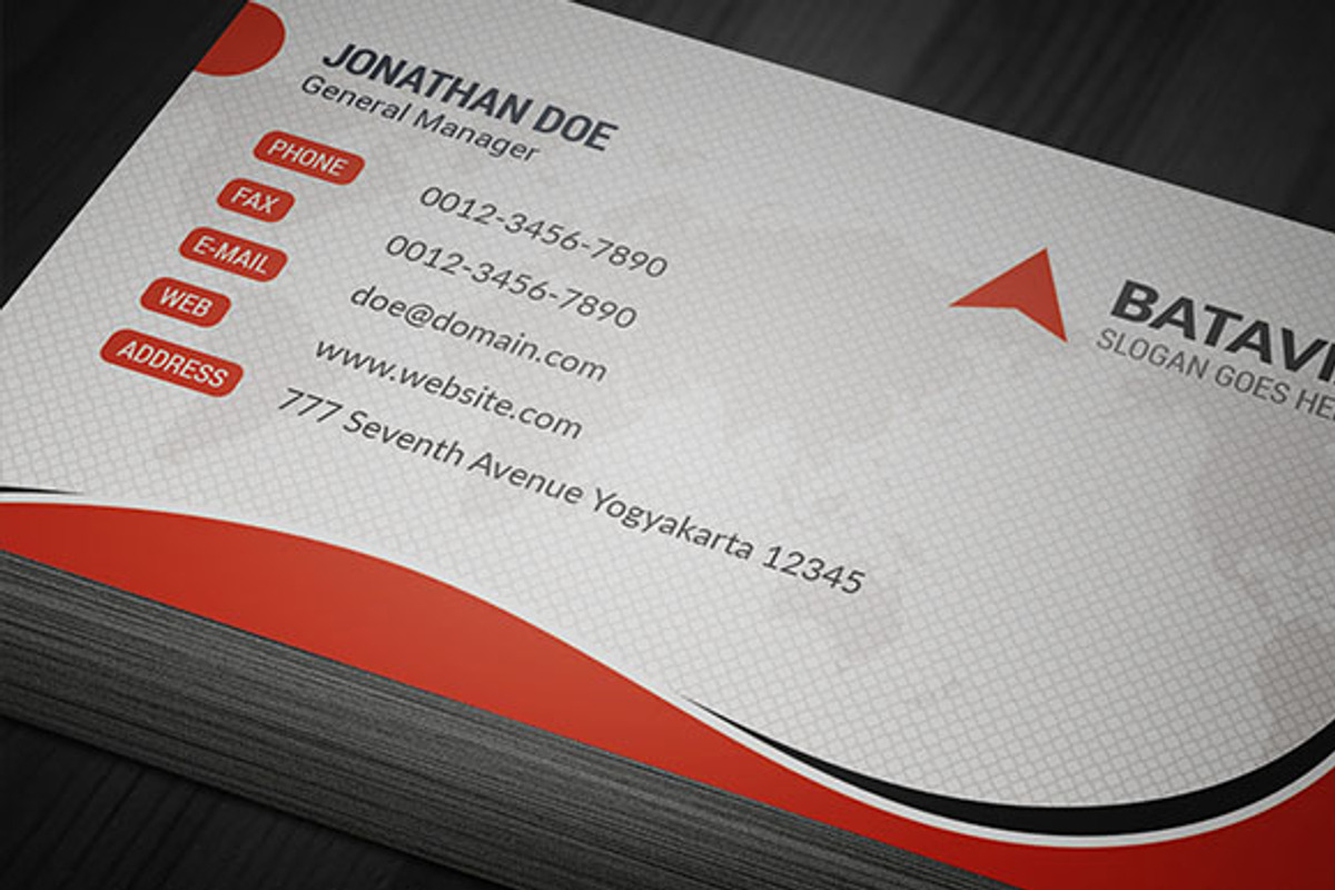 Corporate Business Card, a Business Card Template by InfinityArt (Photo 3 of 4)