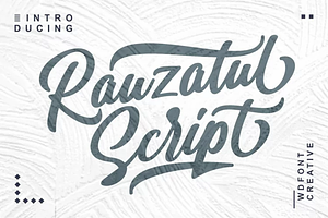 Rauzatul Script | Modern Stylish