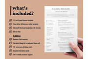 Word resume & cover letter template, a Resume Template by Climbwithelevator (Thumbnail 5 of 10)
