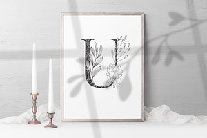 Botanical Alphabet & Monograms.