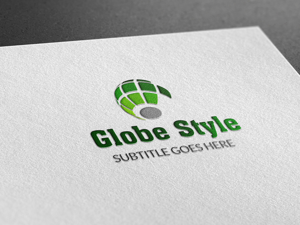 Globe Style Logo, a Branding & Logo Template by BdThemes