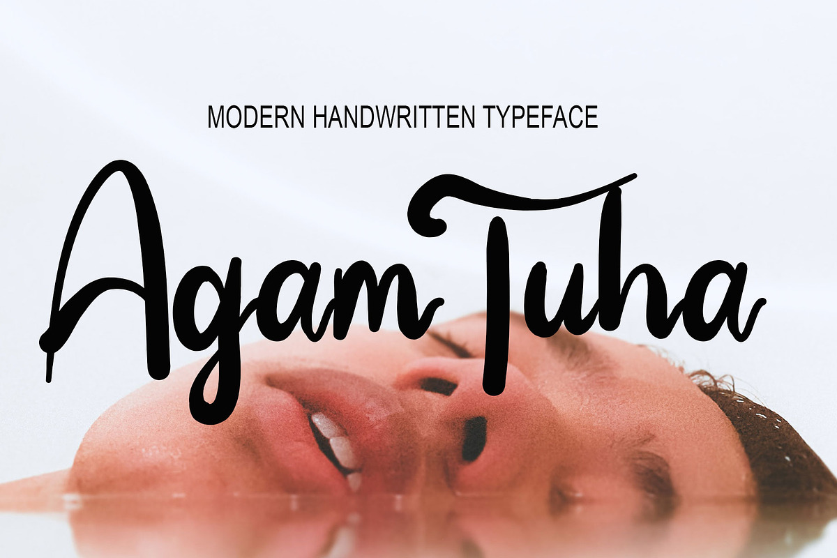 Agam Tuha, a Script Font by Canden Meutuah (Photo 1 of 6)