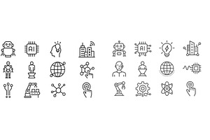 Diverse symbols representing, a Technology Photo by ZinetroN