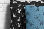 Swallow seamless Vector Pattern, a Pattern Graphic by BAD TASTE (Thumbnail 1 of 5)