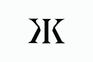 Creative Letter K Monogram Logo