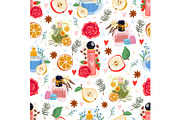 Womens perfume with floral and, an Object Illustration by Vectorbuum (Thumbnail 1 of 3)