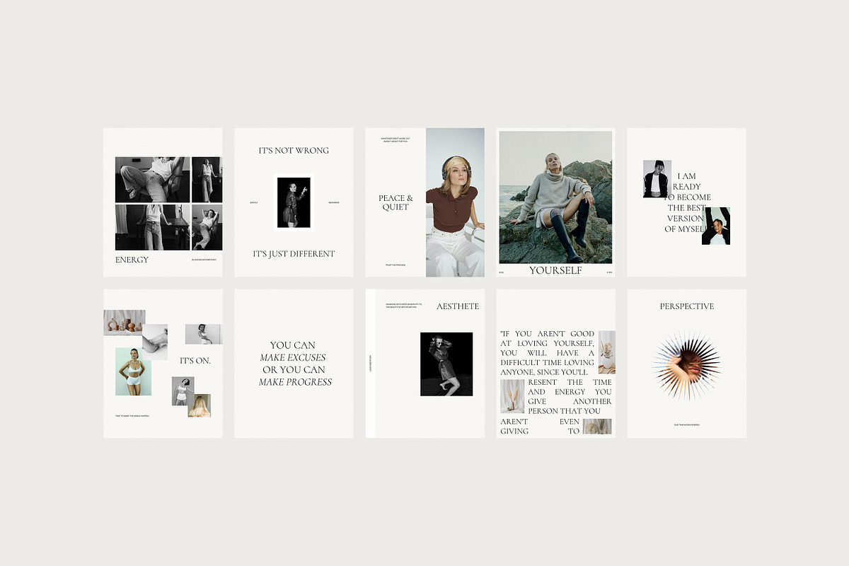 CANVA PS Instagram Posts Templates, a Social Media Template by Love Radiation Studio (Photo 16 of 20)