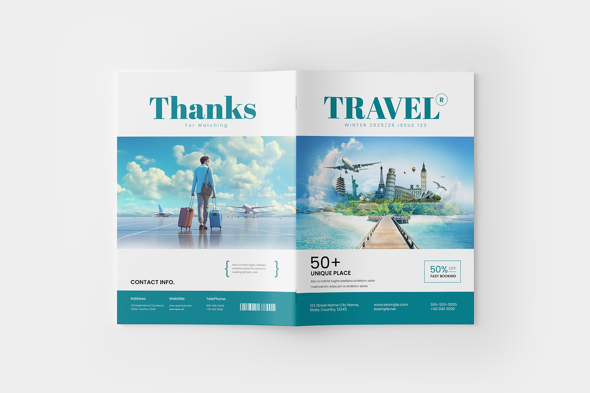 Cookbook | Recipe Book I Canva, a Brochure Template by PixWork (Photo 3 of 14)