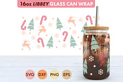 Christmas SVG Bundle 16 oz Libbey, an Illustration by Freeling Design House (Thumbnail 2 of 3)
