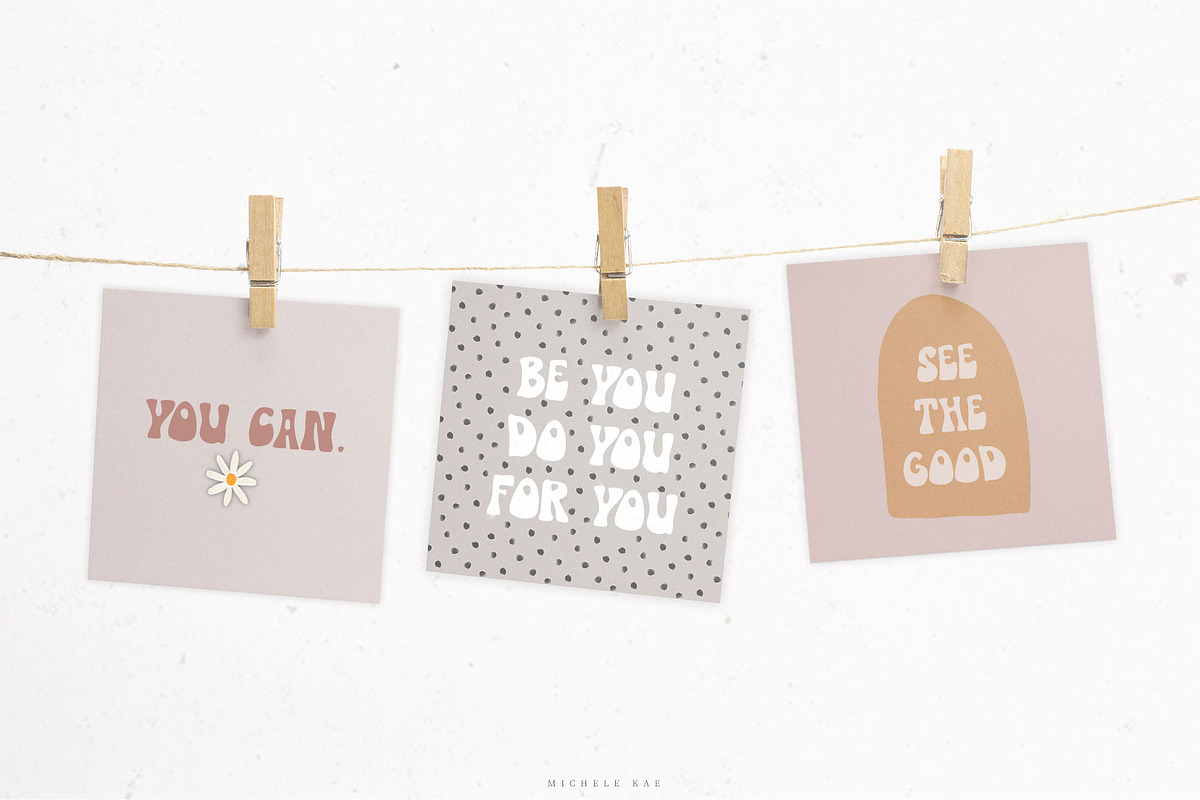 Grapefruits | A Retro Display Font, a Script Font by Michèle Kae (Photo 10 of 10)
