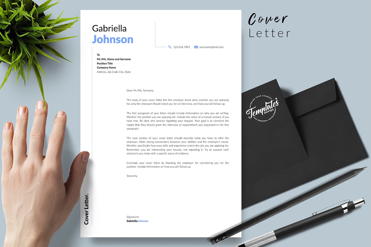 Creative Resume / CV - Gabriella, a Resume Template by Templates Design Co. (Photo 5 of 17)