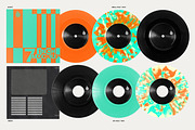 7 Vinyl Mockup, a Packaging Mockup by Glue Lab (Thumbnail 2 of 5)
