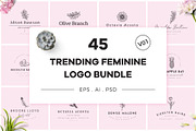 1200 Premade Logos Mega Bundle, a Branding & Logo Template by XpertgraphicD (Thumbnail 7 of 60)