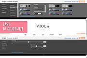 Blogger Template Responsive - VIOLA, a Websites & App Template by Vefio Themes (Thumbnail 2 of 3)