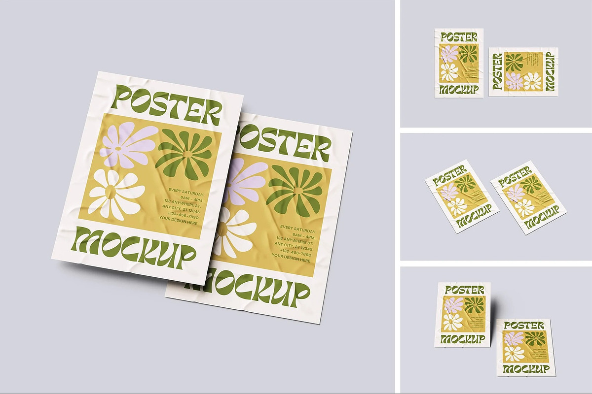 Poster Mockup, an Advertising Mockup by Hubzway (Photo 1 of 5)