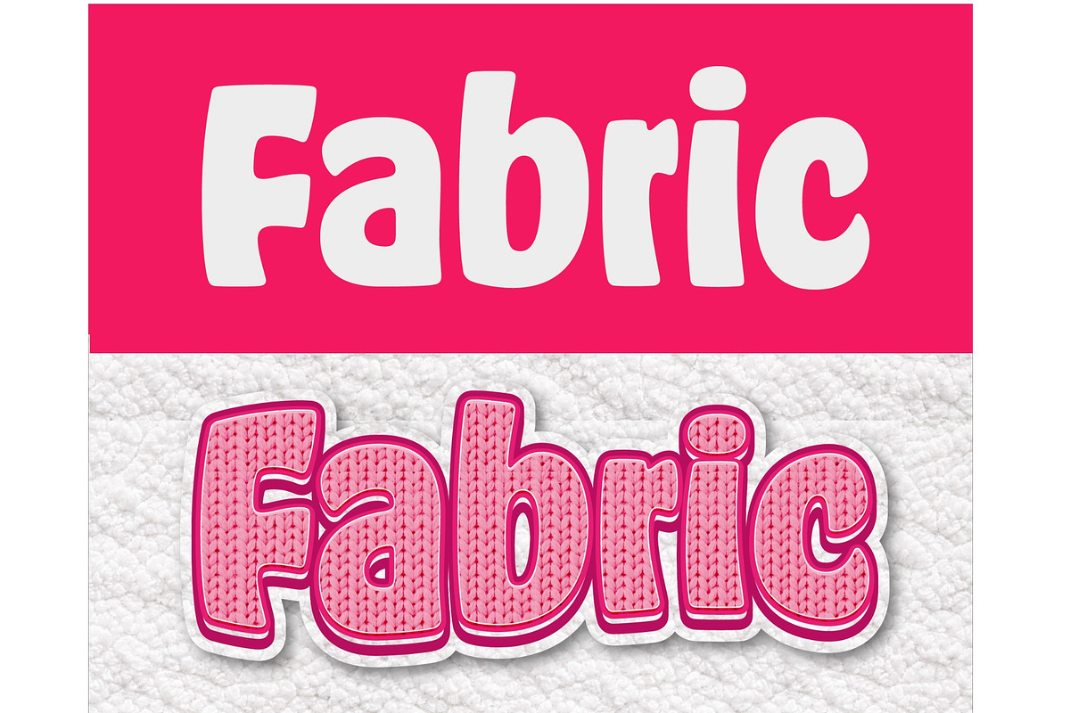 Knitted Comic Text Effect, a Layer Style Add-On by studiogstock (Photo 2 of 2)