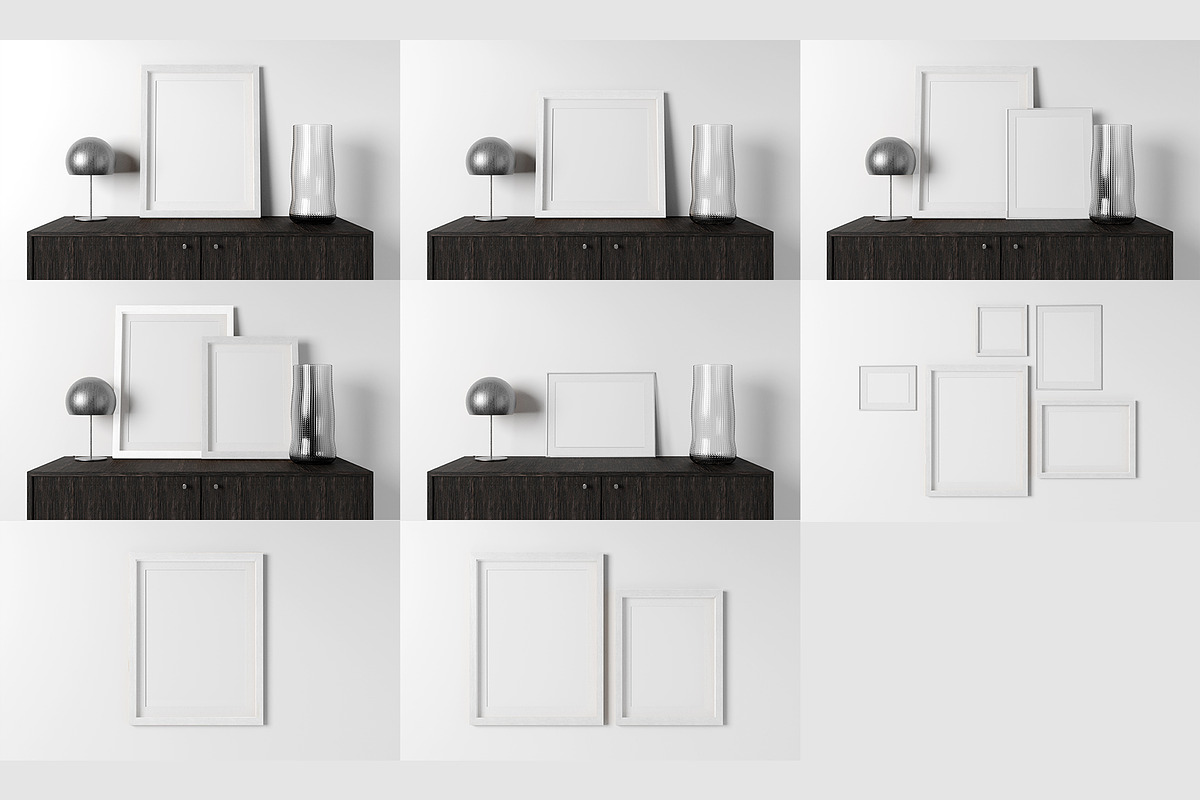 Frames Mockup Collection, a Print Template by AnagramDesign (Photo 10 of 10)