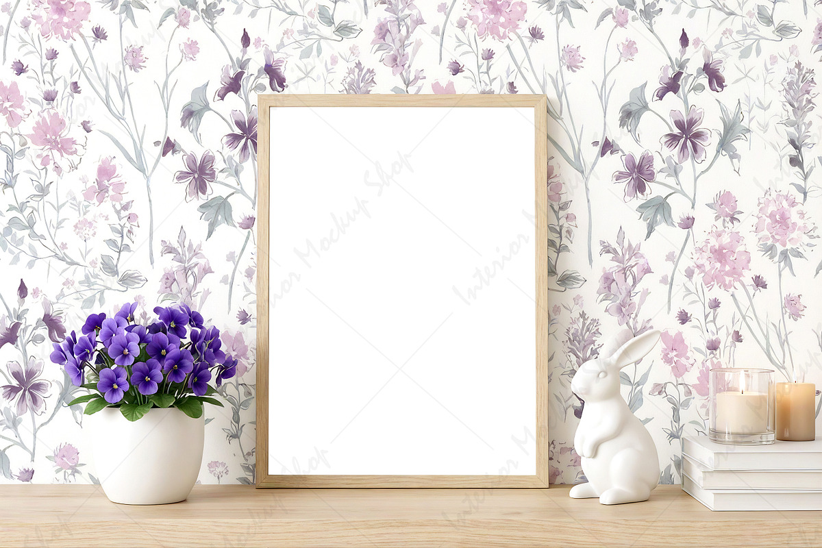 Blank Frame Mockup Interior PSD JPG, a Mockup by Mockup Shop (Photo 2 of 2)