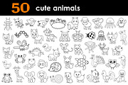 Cut and Glue Animals Worksheets, an Education Illustration by Ksenya Savva (Thumbnail 4 of 6)