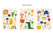Baby hand drawn animals collection, an Animal Illustration by MoleskoStudio (Thumbnail 5 of 11)