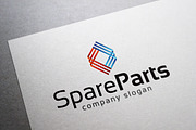 Spare Parts Logo, a Branding & Logo Template by EmilGuseinov (Thumbnail 1 of 2)