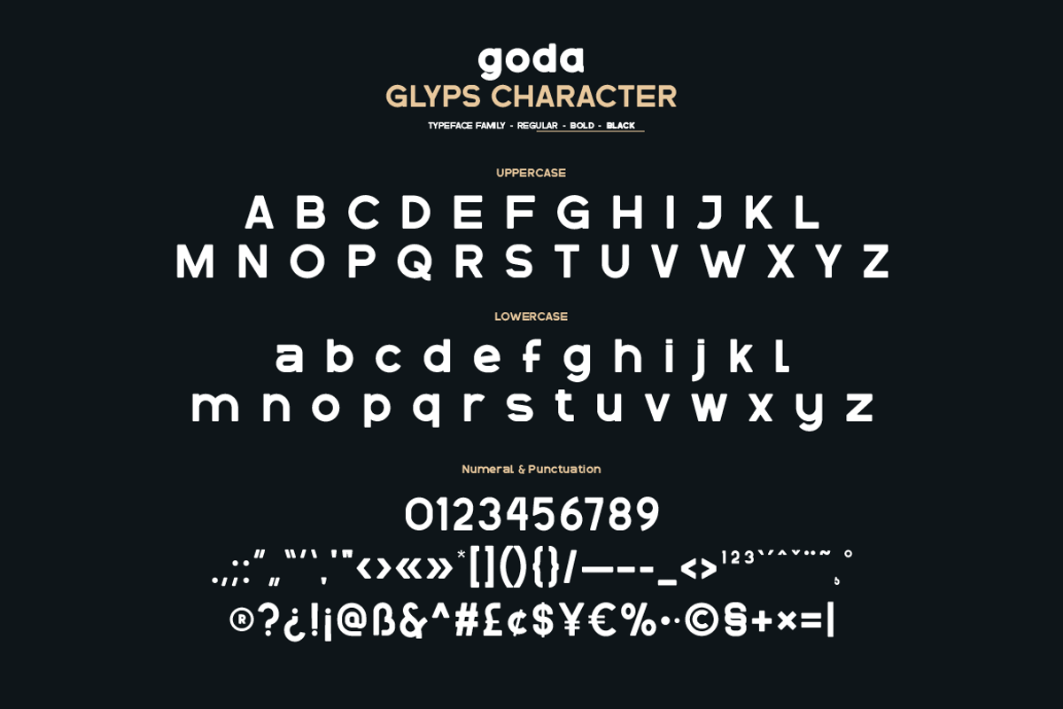Goda, a Sans Serif Font by twinstd (Photo 10 of 11)
