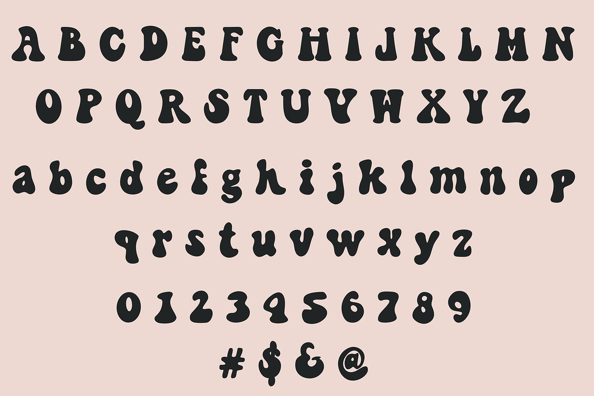 Crow and ghost - Groovy font, a Handwritten Font by Sk designs (Photo 8 of 8)