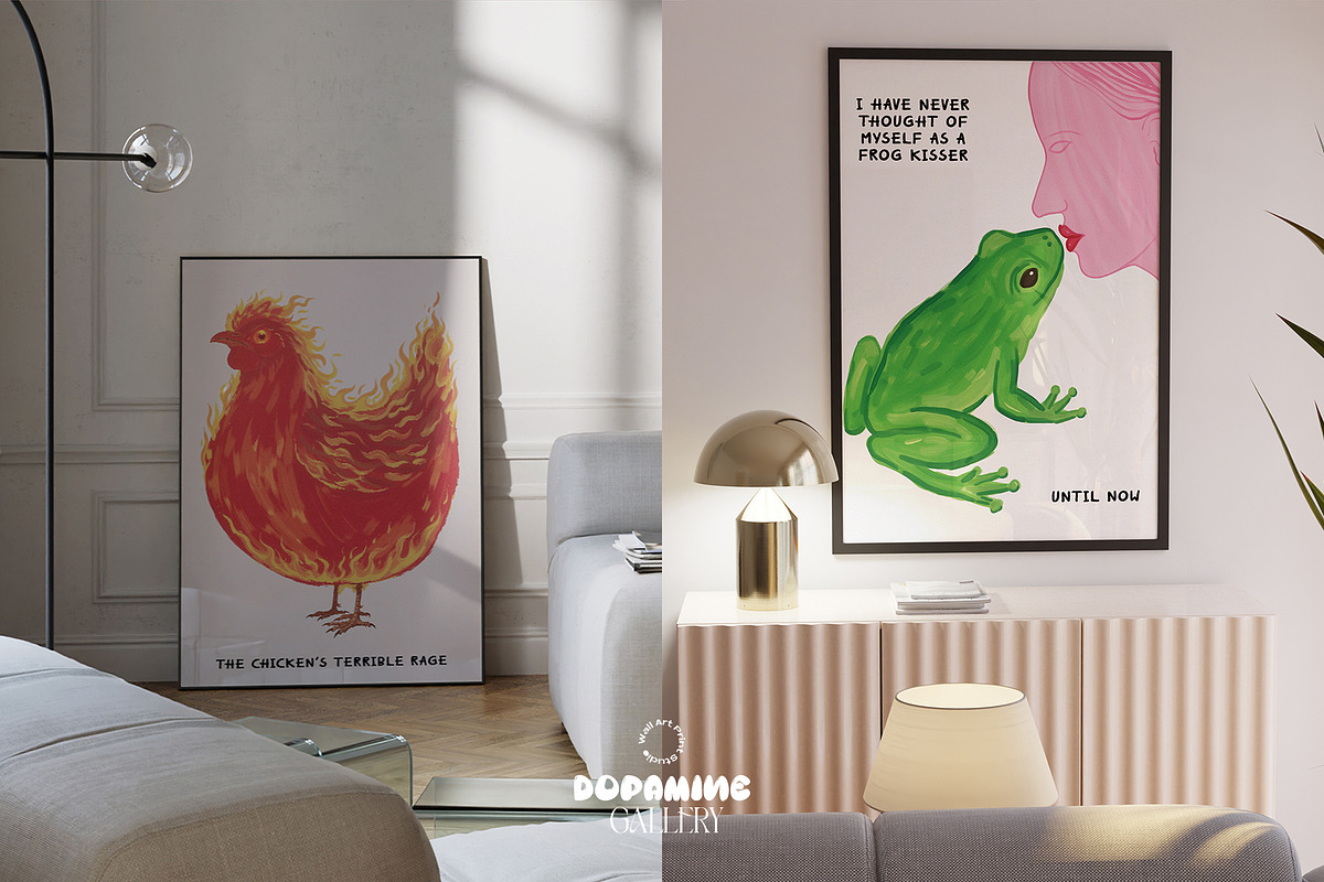 Dopamine Gallery – 100 Poster Bundle, a Graphic by Wall Art Print Studio (Photo 54 of 55)