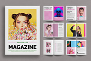Creative Magazine Layout Design, a Magazine Template by ContestDesign (Thumbnail 1 of 3)