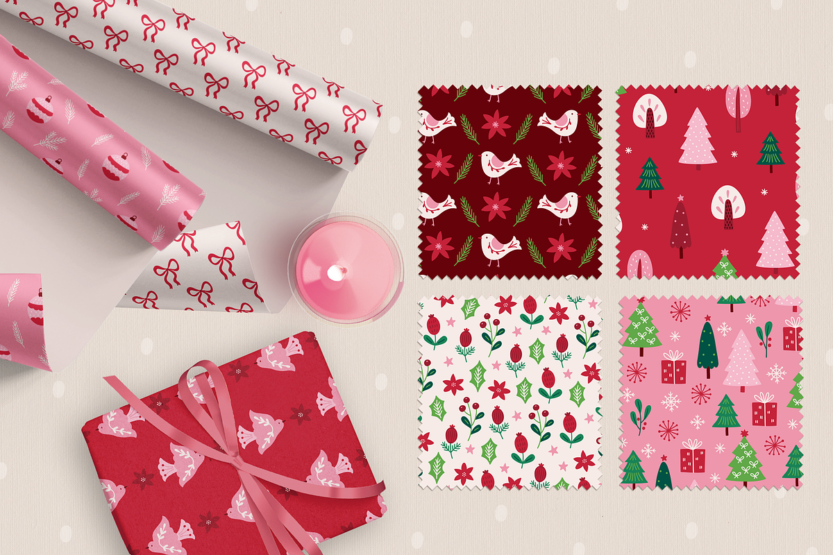 Holiday Forest Kit, a Seasonal Illustration by miumiu (Photo 4 of 15)