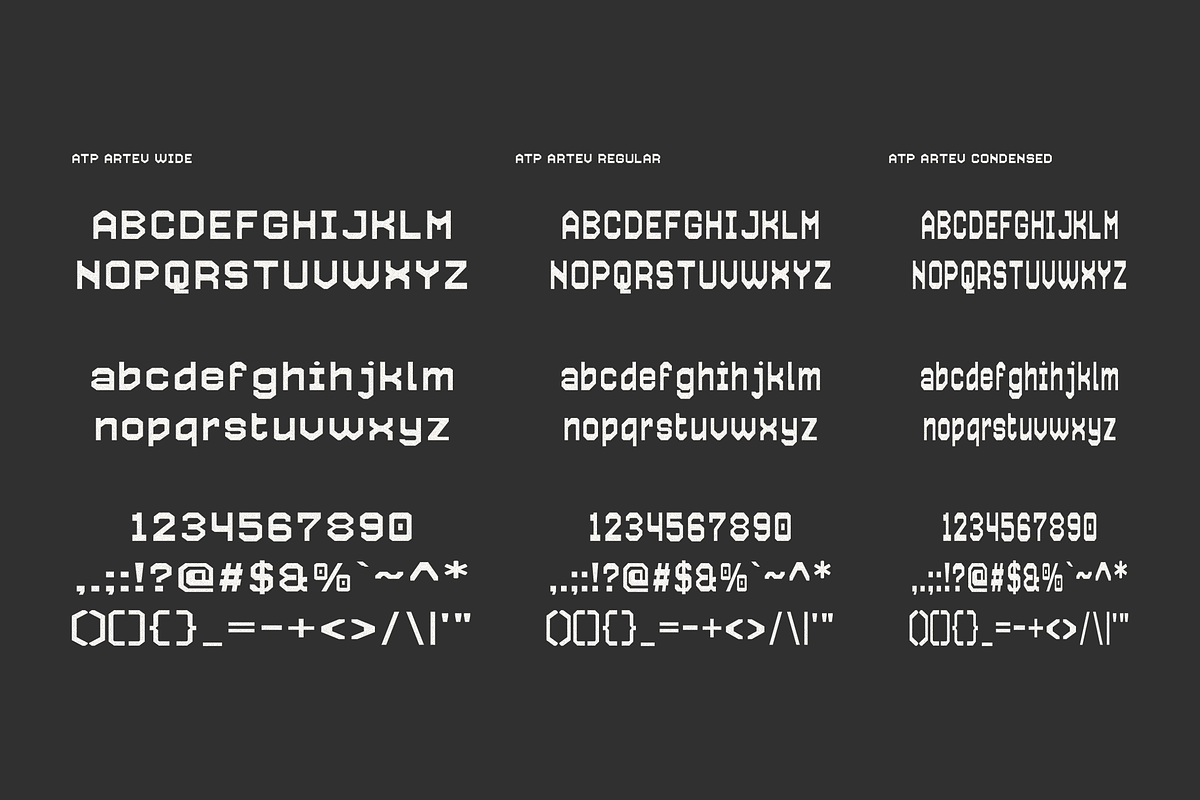 Artev - Geometric Sans Serif Font, a Sans Serif Font by Typeparties (Photo 11 of 11)