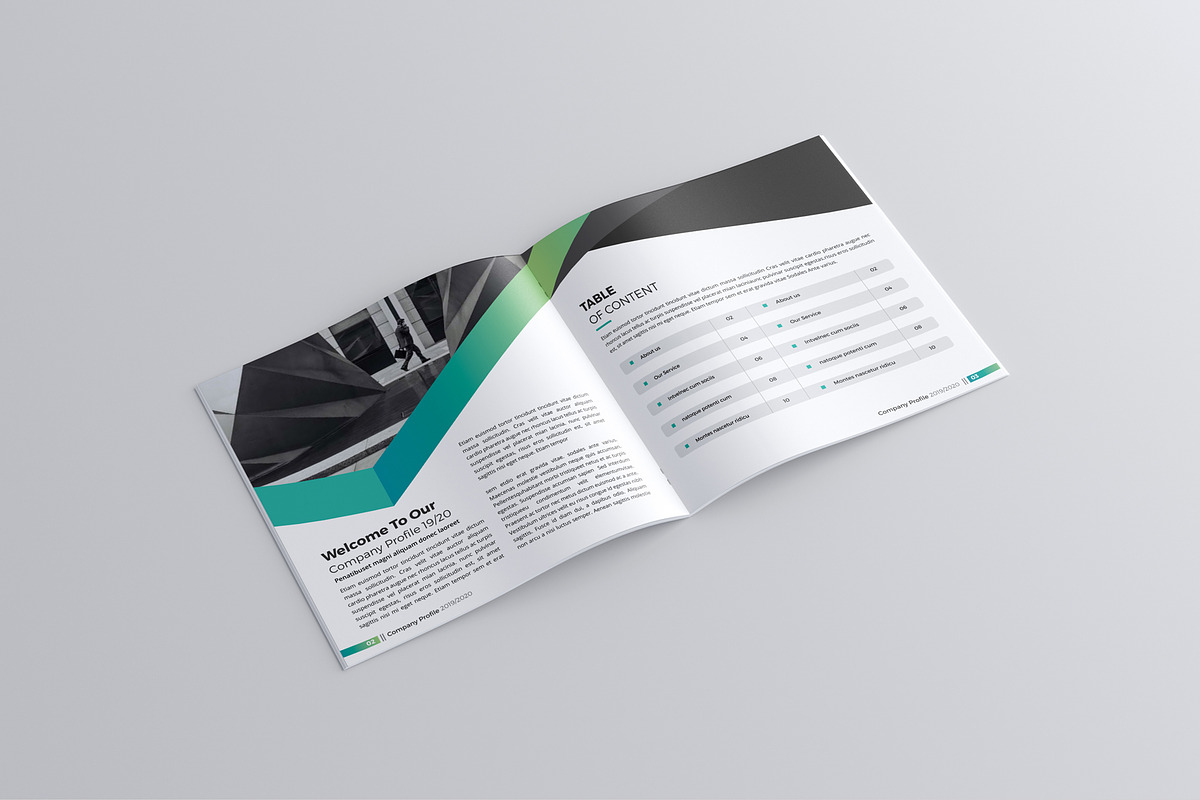 Square Brochure Design 01, a Brochure Template by JanySultana (Photo 2 of 14)