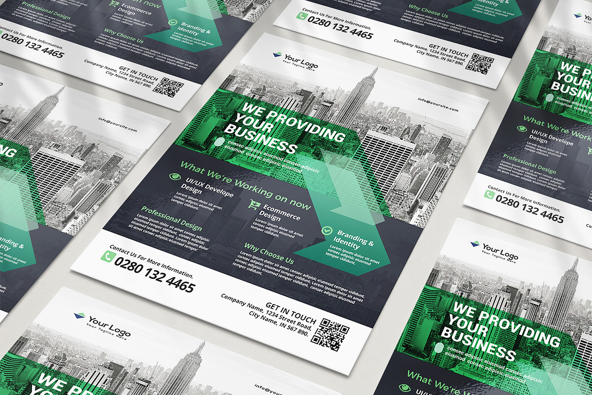 Corporate Bussiness Flyer Template, a Flyer Template by jobnabru (Photo 1 of 2)