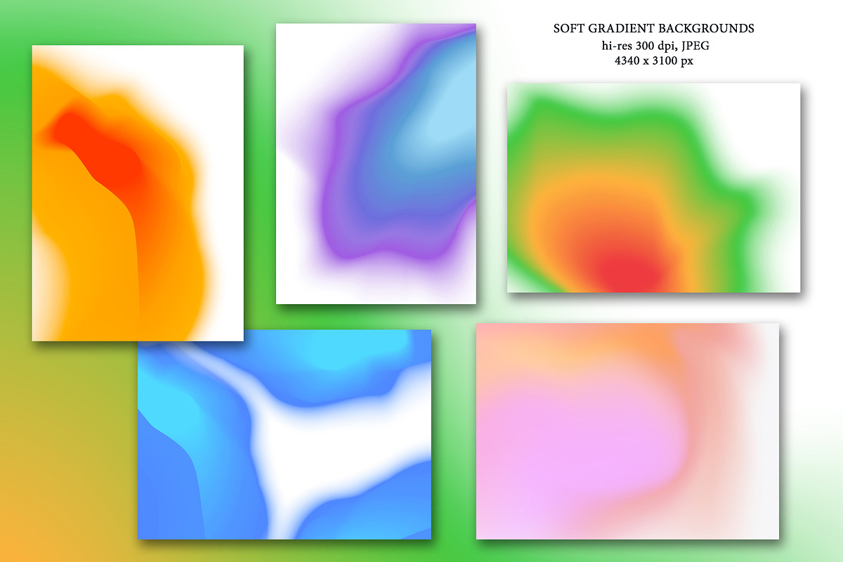 Springtime Gradient Backgrounds Pack, a Texture Graphic by Marmoris.Arts (Photo 5 of 27)