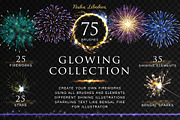 VECTOR GLOWING COLLECTION / BRUSHES, a Background Graphic by Nadin_Lebedeva (Thumbnail 1 of 11)