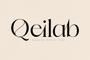 Qeilab Modern Serif Font, a Serif Font by Storytype Studio
