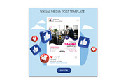 Cleaning Service Flyer Design, a Flyer Template by YUDesignStore (Thumbnail 4 of 6)