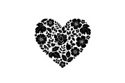 Floral Heart Silhouette Bundle, an Illustration by Designs_River (Thumbnail 23 of 31)