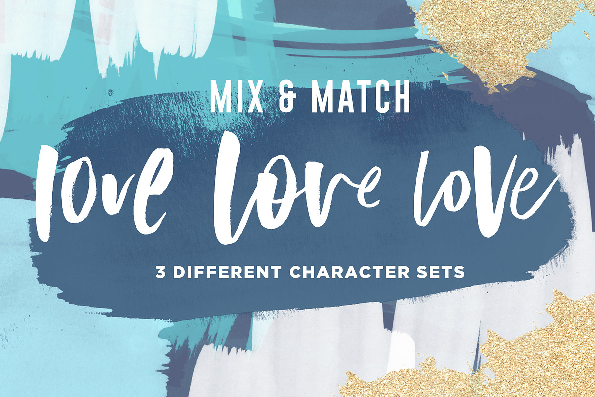 Misguided Brush Font preview 2