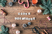 Merry christmas card containing christmas, xmas, and scrabble, a Holiday Photo by Kate Roubin (Thumbnail 2 of 2)