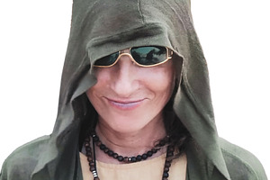 Isolated image of woman with hooded sportswear, a Person Photo by DanFLCreativo