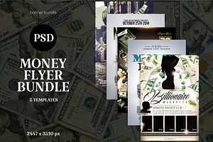 5 Money Flyer Bundlе, a Design Template by PopotLane
