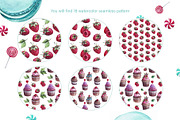 Watercolor Candy shop, an Illustration by YuliaBiser (Thumbnail 6 of 9)
