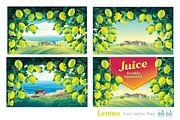 Summer fruity landscape, a Food Illustration by Countryside life (Thumbnail 9 of 13)