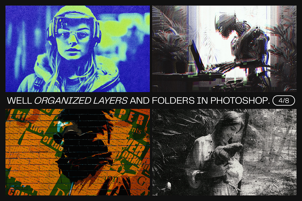 12 Photo Effect Templates, a Layer Style Add-On by iDoodle Studio (Photo 4 of 6)