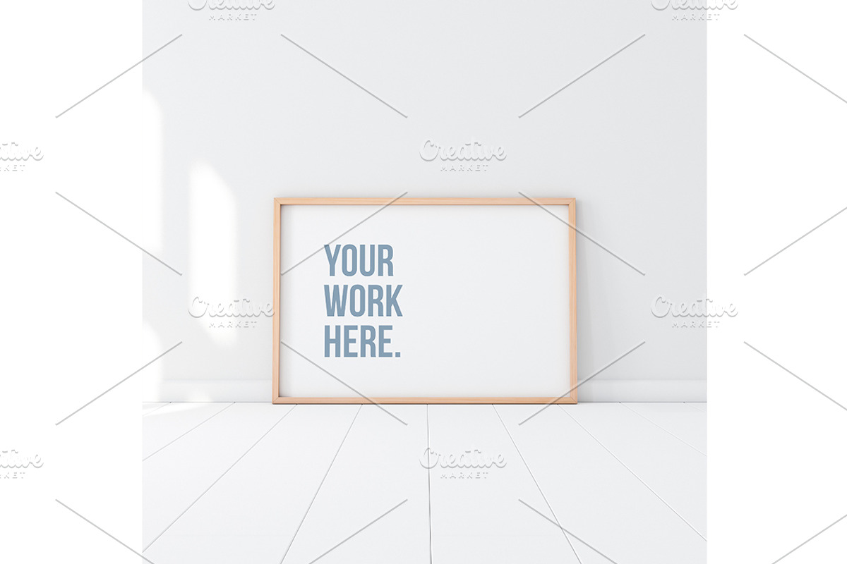 Poster Frame Mockup Set, a Print Template by GreatFruit (Photo 8 of 8)