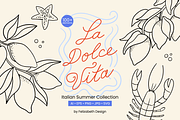 La Dolce Vita Hand Drawn Collection, an Object Illustration by Felizabeth Design (Thumbnail 1 of 15)